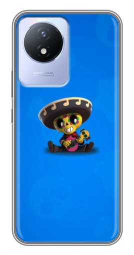 Чехол с принтом "Poco с гитарой" для Vivo Y02