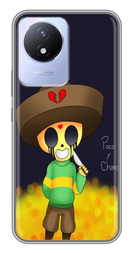 Чехол с картинкой "Poco y Chara" для Vivo Y02