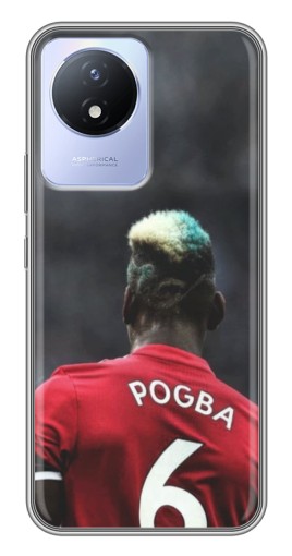 Силиконовый чехол с изображением "Pogba 6" для Vivo Y02