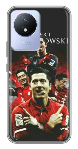 Силиконовый чехол с изображением "Польский футболист" для Vivo Y02