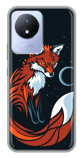 Чехол с картинкой "Рыжая лиса" для Vivo Y02