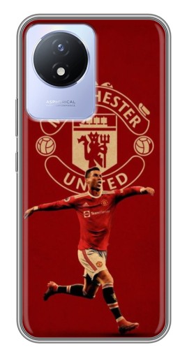 Чехол с печатью "Ronaldo в МЮ" для Vivo Y02