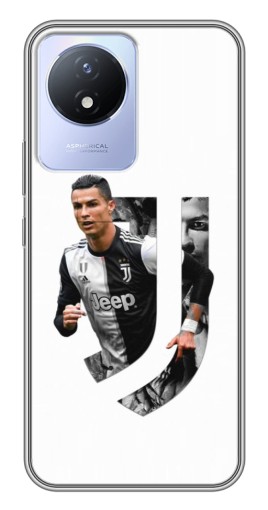 Чехол с печатью "Роналду в Ювентусе" для Vivo Y02
