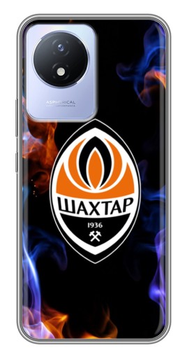 Чехол с принтом "Шахтер в огне" для Vivo Y02