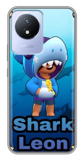 Чехол с печатью "Shark Leon" для Vivo Y02