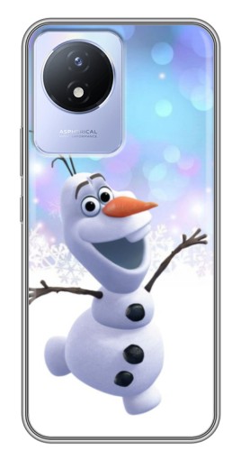 Чехол с принтом "Снеговик Олаф" для Vivo Y02