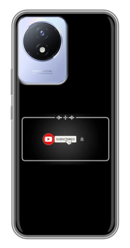 Чехол с картинкой "subscribed" для Vivo Y02