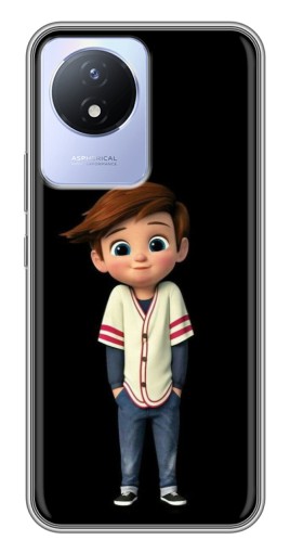Чехол с принтом "Тим" для Vivo Y02