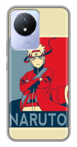 Чехол с принтом "Удзумаки Naruto" для Vivo Y02