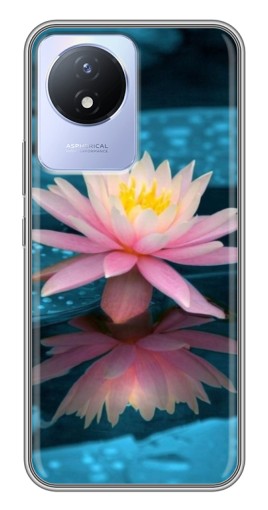 Силиконовый чехол с изображением "Водяная лилия" для Vivo Y02