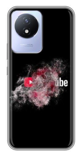 Чехол с принтом "Яркий Ютуб" для Vivo Y02