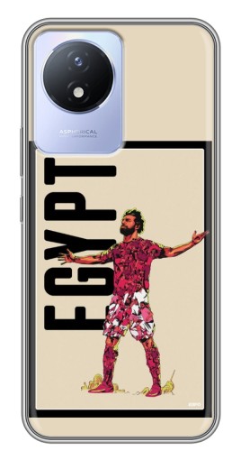 Силиконовый чехол с изображением "Египтянин Салах" для Vivo Y02