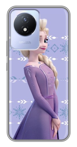 Чехол с принтом "Ельза" для Vivo Y02