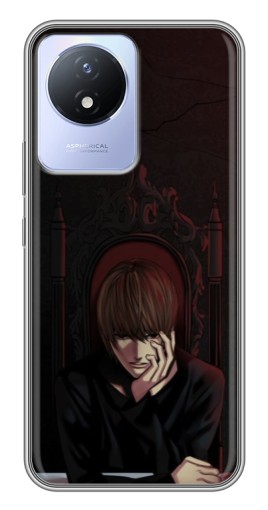 Силиконовый чехол с изображением "Задумчивый Ягами" для Vivo Y02