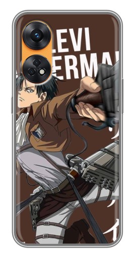 Чехол с картинкой "Ackermankerman levi" для Oppo Reno 8T