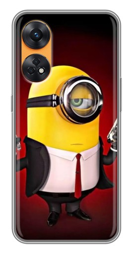 Силиконовый чехол с изображением "Агент Миньон" для Oppo Reno 8T