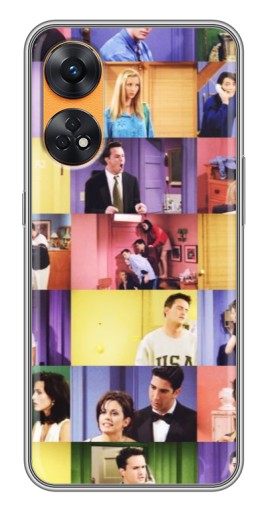 Чехол с печатью "Актеры Друзья" для Oppo Reno 8T