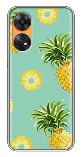 Силиконовый чехол с изображением "Ананасик" для Oppo Reno 8T