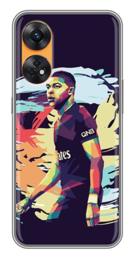 Чехол с картинкой "ART Mbappe" для Oppo Reno 8T