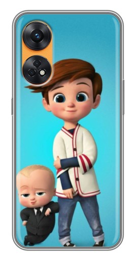 Чехол с печатью "Boss and Boy" для Oppo Reno 8T
