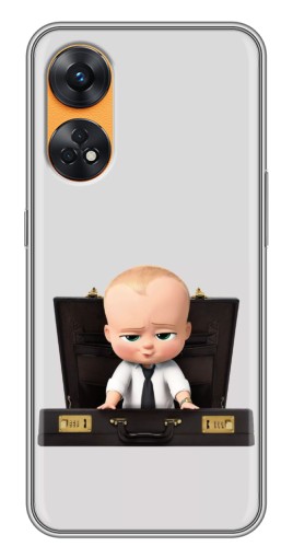Чехол с печатью "Босс с чемоданом" для Oppo Reno 8T