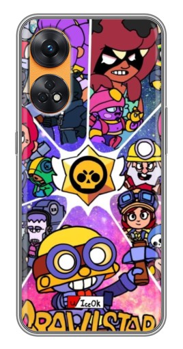 Чехол с печатью "Brawl заставка" для Oppo Reno 8T