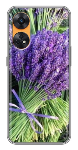 Силиконовый чехол с изображением "Букет лаванды" для Oppo Reno 8T