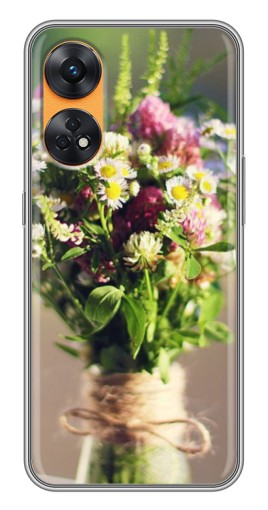 Чехол с печатью "Букет полевых цветов" для Oppo Reno 8T