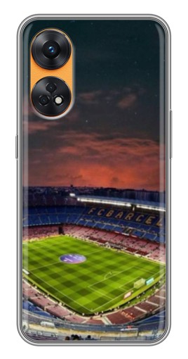 Силиконовый чехол с изображением "Камп Ноу" для Oppo Reno 8T