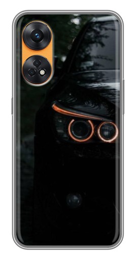 Чехол с печатью "Черный БМВ" для Oppo Reno 8T