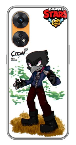Чехол с печатью "Crow" для Oppo Reno 8T