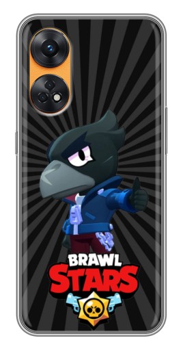 Чехол с печатью "Crow Brawl Stars" для Oppo Reno 8T
