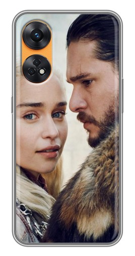 Чехол с печатью "Дейнерис и Сноу" для Oppo Reno 8T