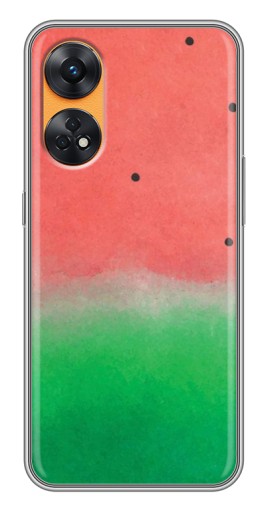 Силиконовый чехол с изображением "Дизайн арбуза" для Oppo Reno 8T