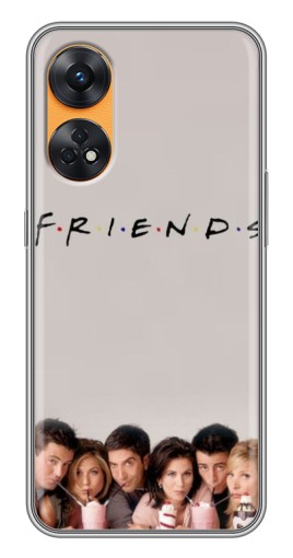 Чехол с картинкой "Друзья первый сезон" для Oppo Reno 8T
