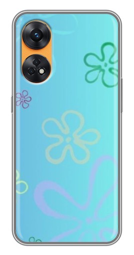 Силиконовый чехол с изображением "Фон" для Oppo Reno 8T