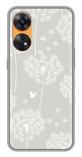 Чехол с картинкой "Фон одуванчиков " для Oppo Reno 8T