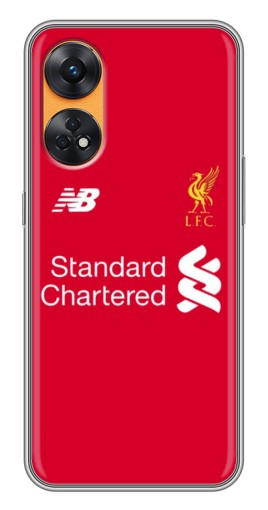 Чехол с принтом "Форма Liverpool" для Oppo Reno 8T
