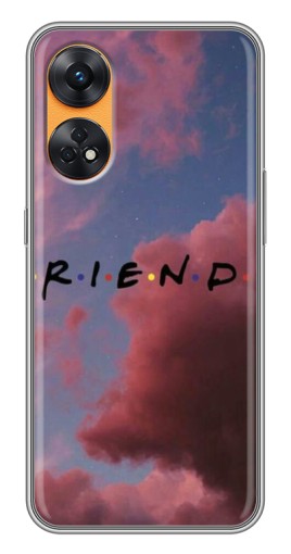 Силиконовый чехол с изображением "Friends" для Oppo Reno 8T