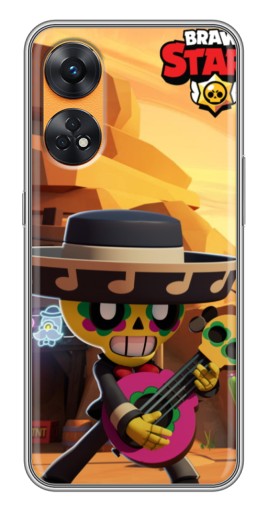 Чехол с принтом "Гитарист Poco" для Oppo Reno 8T