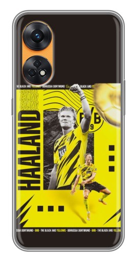 Силиконовый чехол с изображением "Golden Haaland" для Oppo Reno 8T