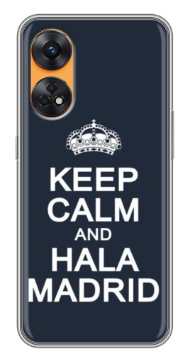 Чехол с картинкой "Hala Madrid" для Oppo Reno 8T