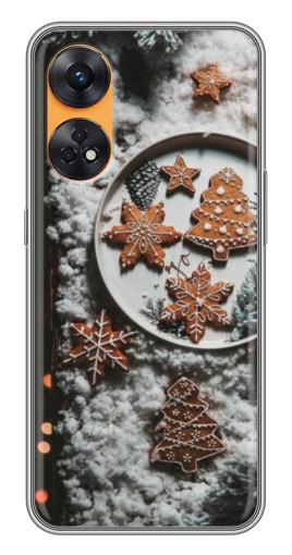 Чехол с картинкой "Имбирные пряники" для Oppo Reno 8T