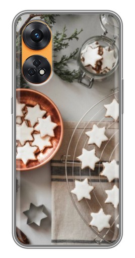 Чехол с печатью "Имбирные звездочки" для Oppo Reno 8T