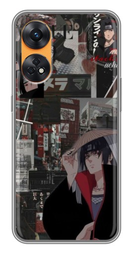 Чехол с картинкой "Итачи комиксы" для Oppo Reno 8T