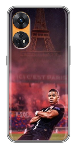 Силиконовый чехол с изображением "Король ПСЖ Мбаппе" для Oppo Reno 8T