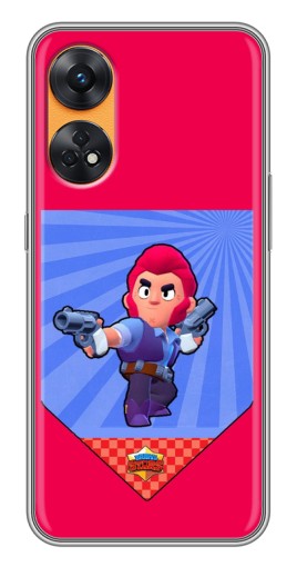 Силиконовый чехол с изображением "Ковбой Кольт" для Oppo Reno 8T