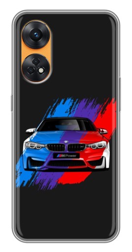 Чехол с картинкой "Красочный BMW" для Oppo Reno 8T