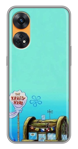 Чехол с картинкой "Krusty Krab" для Oppo Reno 8T