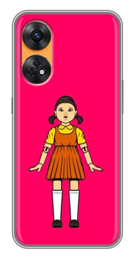 Чехол с печатью "Кукла" для Oppo Reno 8T